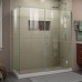 DreamLine Unidoor-X 64 1/2 in. W x 34 3/8 in. D x 72 in. H Frameless Hinged Shower Enclosure in Brushed Nickel - E12830534-04 - B07H6SZ96S